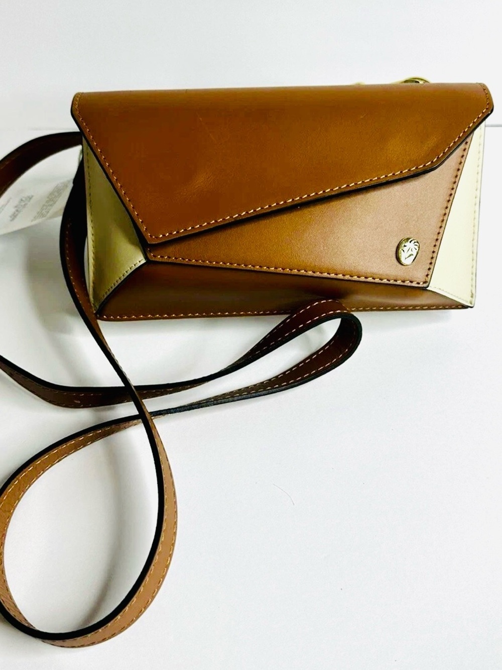 Isadora Crossbody Bag! Brown & Cream